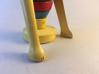 Rare Vintage BRIO Swedish wooden stacking toy.  Disney Pluto.  1967 - 1970. 7