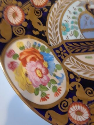Rare 200 year old Swansea porcelain plates pattern 219 Gaudy Welsh 3
