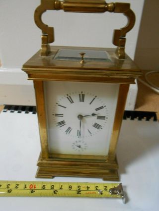 Carriage Clock With Petite Sonnerie Striking And Quarter Repeating.  Not