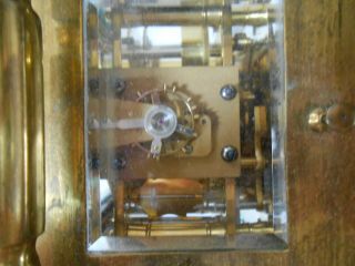 Carriage Clock with petite sonnerie striking and quarter repeating.  NOT 4