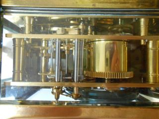 Carriage Clock with petite sonnerie striking and quarter repeating.  NOT 6