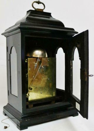 Antique English Single Fusee Verge 8 Day Bracket Clock John Rone London C1775 10