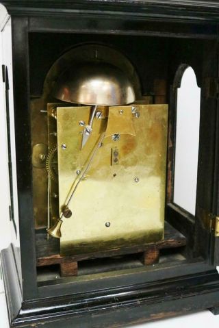 Antique English Single Fusee Verge 8 Day Bracket Clock John Rone London C1775 11