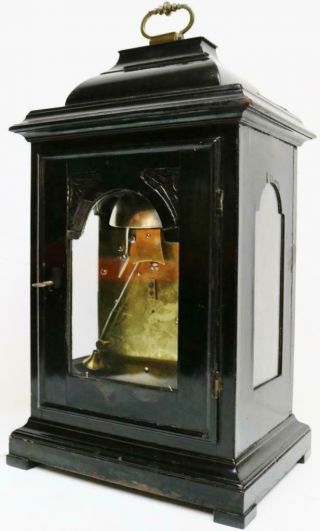 Antique English Single Fusee Verge 8 Day Bracket Clock John Rone London C1775 9