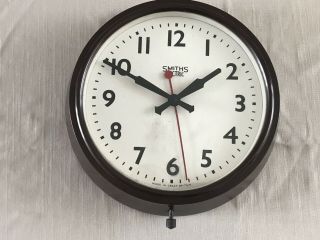 Bakelite Smiths Sectric Wall Clock In