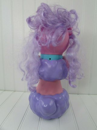 Vintage Shampoodle Pink Purple Poodle Puppy Dog Bath Toy 12 