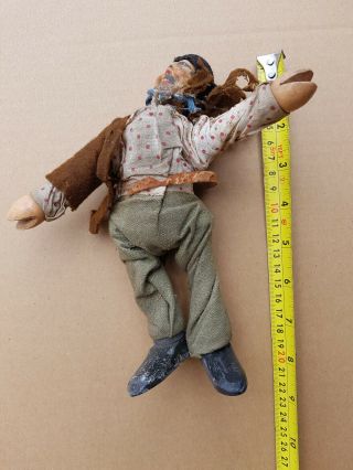 SCHOENHUT VINTAGE OLD HUMPTY DUMPTY CIRCUS PIRATE FIGURE - AMERICAN No.  4 2