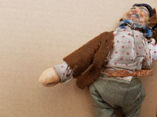 SCHOENHUT VINTAGE OLD HUMPTY DUMPTY CIRCUS PIRATE FIGURE - AMERICAN No.  4 6