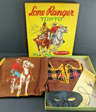 Vintage Lone Ranger Tonto Pla - Master Play Suit Costume New/unused Oss