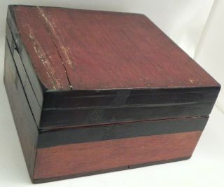 Antique Maritime Boat Ship Compass in Wooden Box HAND 6547 46 Accurately 10