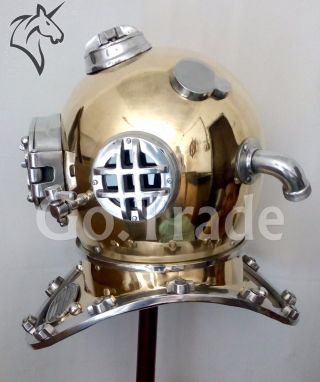 US Navy Vintage Dive Helmet Mark V Antique Diving Divers Marriage GIFT Helmet 5