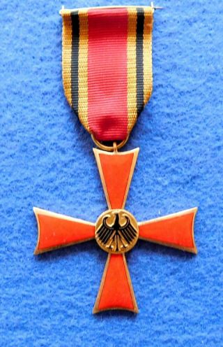 Germany Medal Order The Cross Of Merit On The Ribbon 2nd Class