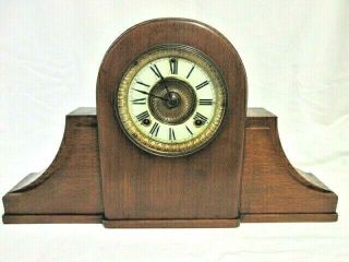 A Mahogany Cased Ansonia Chiming Mantel Clock