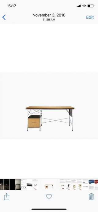 Eames Colored Panel desk unit by Herman Miller 3