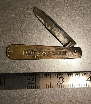 Copper Union Knife Company Civil War Pocket Knife Naugatuck