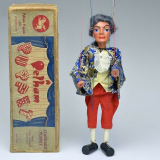 Vintage Pelham Puppet - Sl Prince Charming - Early Brocade
