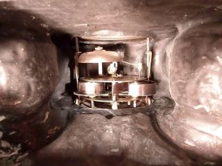 C1901 Ansonia Trianon w/ Bronze Finish Metal Case Mantel Clock Parts / Restore 10