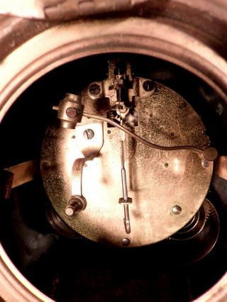 C1901 Ansonia Trianon w/ Bronze Finish Metal Case Mantel Clock Parts / Restore 11