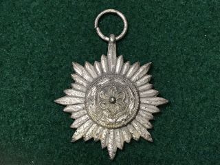 Ww2 German 2nd Class Ostvolk (eastern’s Peoples) Medal In Silver - Marked “100”