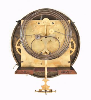 3 weight Vienna regulator clock movement only @ 1870 Biedermeier 72 beat Rare 3