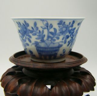 No.  3 Of 4 Listed - Rare Antique Chinese 18th Porcelain Eagle Design Tea Bowl Cup