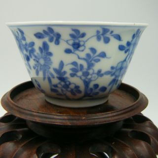 No.  3 of 4 Listed - Rare Antique Chinese 18th Porcelain Eagle Design Tea Bowl Cup 4