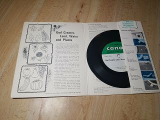 1967 GE A660F Show ' n Tell Phono Viewer W/12 Canon Bible Programs 10