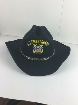 U.  S.  Coast Guard United States Coast Guard 1790 Cap Cowboy Hat Black