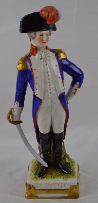 Scheibe Alsbach Dresden Sitzendorf Napoleonic War Soldier Figurine Lafayette