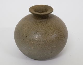Ancient Antique Korean Stoneware Pottery Bottle Vase Silla Dynasty 57bc - Ad935