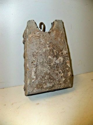 Antique American Clock Lead Weight