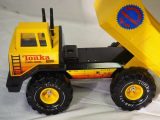 Vintage 80 ' s Tonka Turbo Diesel Dump Truck XMB - 975 NEAR W/ PROMO STICKER 6
