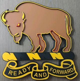 8 " Us Army 10th Cavalry Regiment " Buffalo Soldiers " Distinctive Unit Insignia