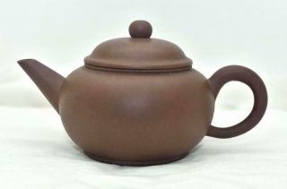 Antique Vintage Chinese China Yixing Teapot Pottery Terracotta Zisha Signed 02