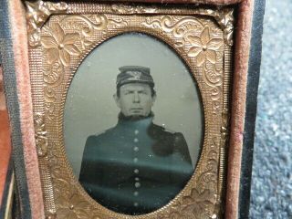 Civil War Era Union Soldier’s Daguerreotype - - 3rd Infantry