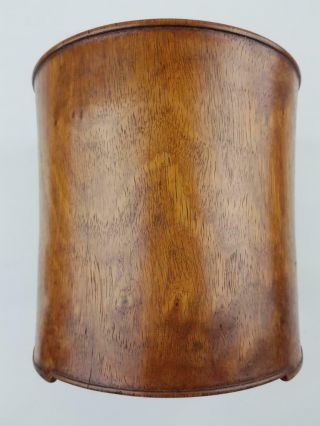 Huge 23cm Chinese Hardwood Brushpot,  Huanghuali?19th C,  Fresh out of an SF estate 12