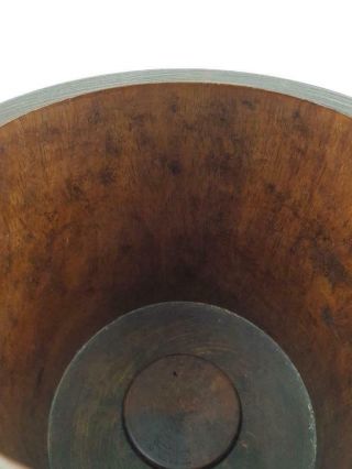 Huge 23cm Chinese Hardwood Brushpot,  Huanghuali?19th C,  Fresh out of an SF estate 9