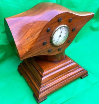 c1920’s - Large Propeller Mantel Clock - French 8 Day Movement “Japy” 2