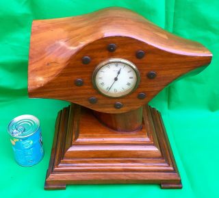 c1920’s - Large Propeller Mantel Clock - French 8 Day Movement “Japy” 9