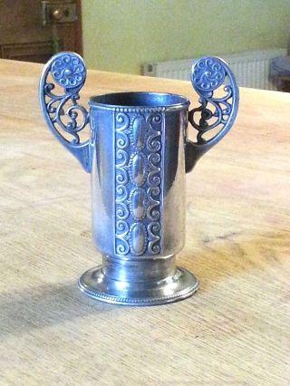 Stunning Wmf Silver Plate Art Nouveau Posy Vase Jugendstil Secessionist