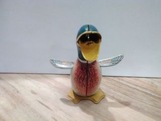 Vintage Tin Litho Wind Up Duck Made By Kohler Germany Great 3