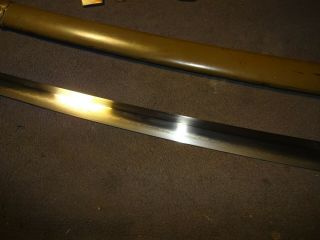 Japanese WWll Army officer ' s sword in mountings Gendaito 