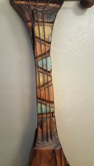 Mid Century Modern Witco Guitar Stringed Instrument Tiki Wall Art 5