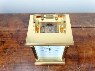 Matthew Norman Grande Swiss Carriage Clock Striking Chiming 8 Day 11 Jewel 1751A 12