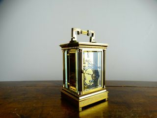 Matthew Norman Grande Swiss Carriage Clock Striking Chiming 8 Day 11 Jewel 1751A 6