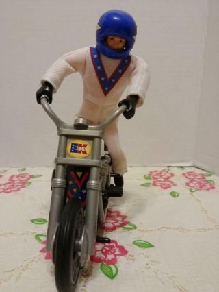 1998 Playing Mantis Evel Knievel Stunt Cycle Energizer and Figure Rare 3