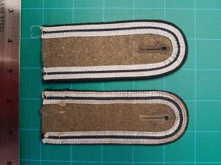 Ww2 German Rad Labor Corp Shoulder Boards Straps Pair Insignia Patch Tunic 3