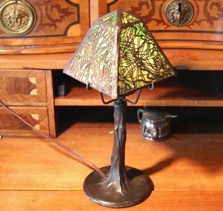 Handel Pine Needle Desk Lamp,  Mission,  Arts And Crafts,  Lamp.  1 Of 2 Available