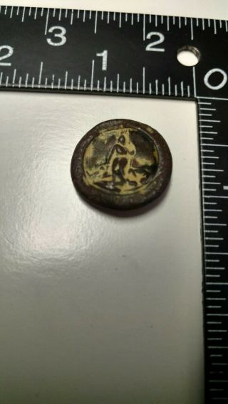 Civil War Virginia Button,  Dug Item From Central Virginia