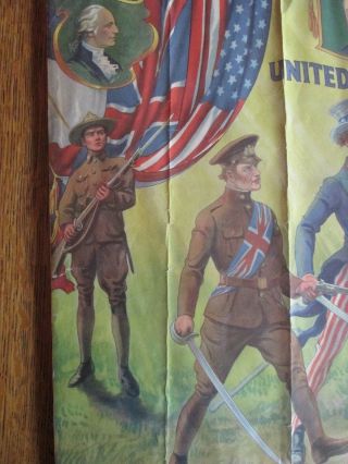 United We Stand The Spirit of 1917 James Lee (1918) WWI Poster 10